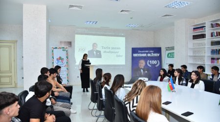 Göyçayda “Tarix yazan əbədiyaşar lider” mövsuzunda dəyirmi masa keçirildi - FOTO 