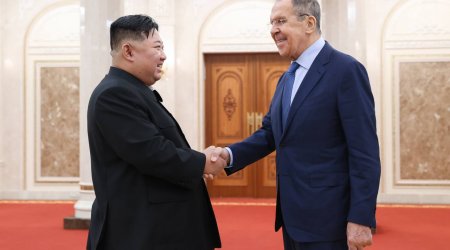 Kim Çen İn Pxenyanda Lavrovu qəbul etdi - FOTO