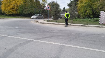 Bizim.Media yazdı, Xaçmazda yola şlaqbaum qoyuldu - FOTO/VİDEO