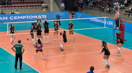 Voleybol üzrə Azərbaycan çempionatı başlayıb - FOTO 