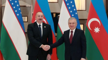 İlham Əliyev Daşkənddə Şavkat Mirziyoyevlə GÖRÜŞDÜ - FOTO/VİDEO