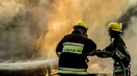 Sabunçuda yataqxana binasında yanğın OLUB