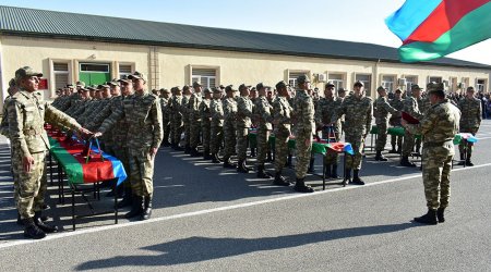 Azərbaycan Ordusunun gənc əsgərləri and içdi - FOTO/VİDEO