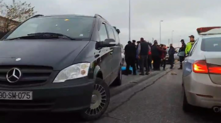 Bakıda sərnişin avtobusu 2 PİYADANI ÖLDÜRDÜ - VİDEO