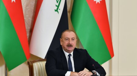 Prezident: “İraq və Azərbaycan müxtəlif beynəlxalq təsisatlarda həmrəylik nümayiş etdirir”