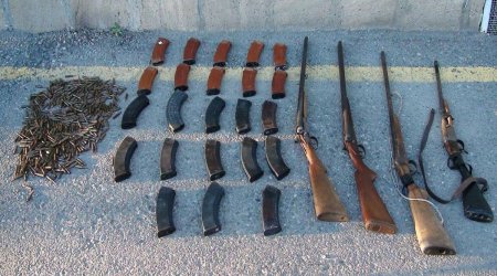 İmişlidə silah-sursat tapıldı – FOTO  