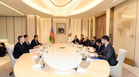 SOCAR ilə “KazMunayGaz” arasında əməkdaşlıq məsələləri MÜZAKİRƏ EDİLDİ - FOTO