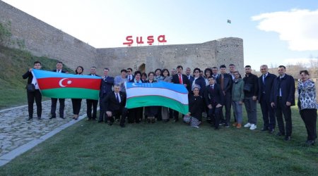 Özbəkistan nümayəndə heyəti Şuşada – FOTO  