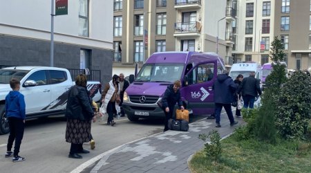 Füzuliyə bu gün köçən 25 ailəyə mənzillərinin açarları verildi - FOTO