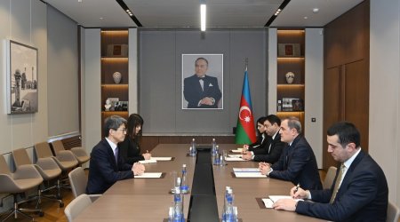 Yaponiya səfirinin Azərbaycandakı diplomatik fəaliyyəti başa çatıb - FOTO