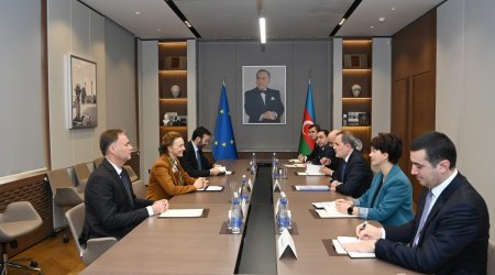 Ceyhun Bayramov Avropa Şurasının Baş katibinə antiterror tədbirlərini şərtləndirən amillərdən danışdı - FOTO