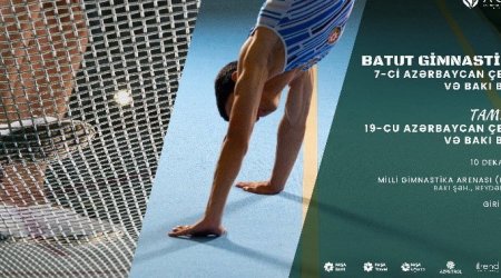 Batut gimnastikası üzrə Azərbaycan çempionatı keçiriləcək