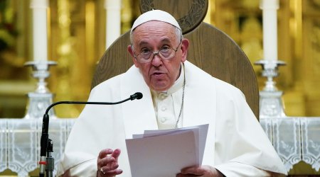 Papa Fransisk Azərbaycanla Ermənistan arasında əldə olunmuş razılaşmanı alqışlayıb