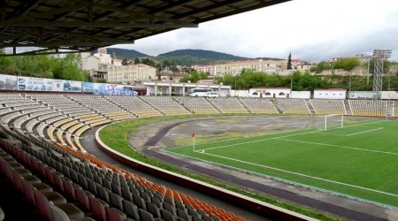Xankəndi stadionundakı təmir-bərpa işləri yekunlaşır - VİDEO