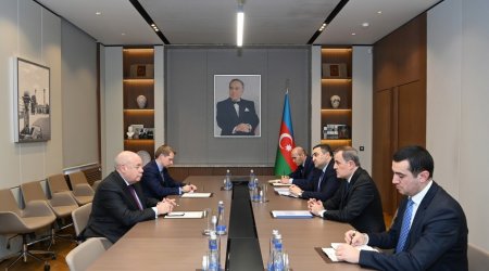 Ceyhun Bayramovun Putinin xüsusi nümayəndəsi ilə görüşü olub - FOTO