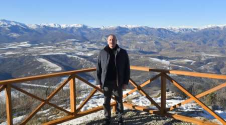 İlham Əliyev Xocalının Dağdağan kəndində - FOTO