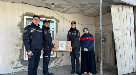 Xızı polisi şəhid ailələrini ziyarət edib - FOTO