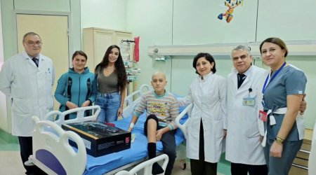 Leyla Əliyeva Uşaq Onkologiya Klinikasında - FOTO