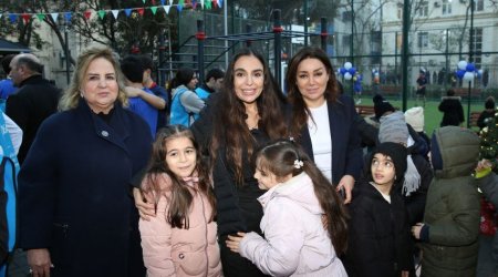 Leyla Əliyeva növbəti “Bizim Həyət”in AÇILIŞINDA - FOTO