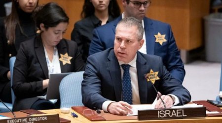 İsrailli nümayəndə: “BMT terror təşkilatlarının əlində silahdır və mühakimə olunmalıdır”