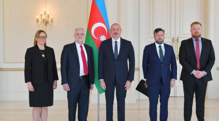 Azərbaycan Prezidenti ABŞ-ın yeni səfirini qəbul edib - FOTO