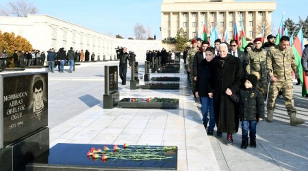 Naxçıvanda 20 Yanvar faciəsinin 34-cü ildönümü qeyd edilib - FOTOLAR