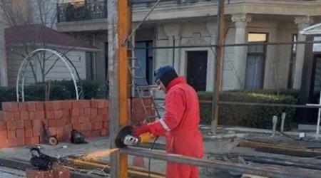 Bakıda bu otelin ərazisində qanunsuz tikinti aparılırmış - FOTO/VİDEO