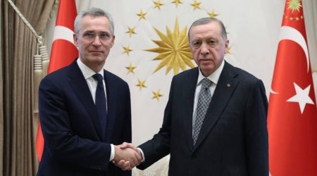 Ərdoğan Stoltenberqlə İsveçin NATO-ya üzvlüyünü MÜZAKİRƏ ETDİ