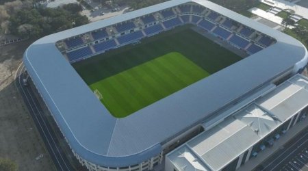 Sumqayıt şəhər stadionunda yenidənqurmadan sonra İLK MATÇ