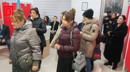 Bakıda seçki aktivliyi - FOTO/VİDEO