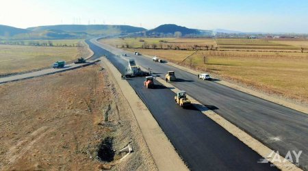 “Böyük İpək yolu”nun tərkib hissəsi olan yolda son vəziyyət - VİDEO 