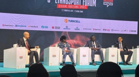 Azərbaycan nümayəndə heyəti VI Dünya Etnosport Forumunda iştirak edir - FOTO