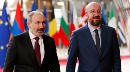 Şarl Mişel Paşinyanla Cənubi Qafqazdakı vəziyyəti müzakirə etdi - FOTO