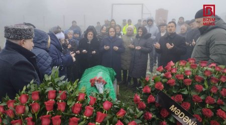 Xalq yazıçısı Mövlud Süleymanlı dəfn olundu – FOTO  