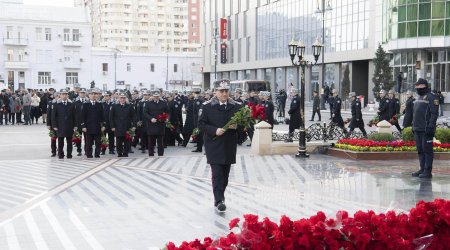 DTX-nin əməkdaşları Xocalı abidəsini ziyarət etdilər – FOTO 