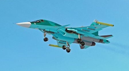 Ukrayna ordusu Rusiyanın Su-34 qırıcı təyyarəsini vurdu