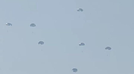 İordaniya Qəzzaya humanitar yardım çatdırmaq üçün BU ÜSULA əl atdı - VİDEO