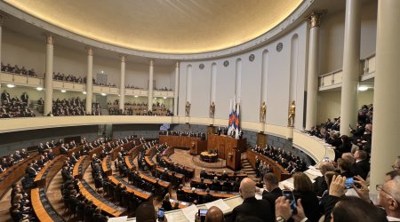 Finlandiyanın yeni seçilmiş prezidentinin andiçmə mərasimi keçirilib - FOTO