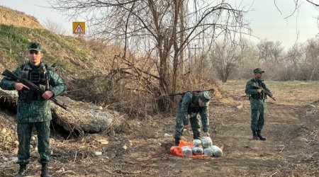 İrandan Azərbaycana 11 kiloqram narkotik keçirmək istədilər - FOTO 