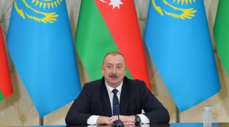 Prezident: “ Məhz Azərbaycan sülh sazişinə dair danışıqlar prosesinin əvvəlindən təşəbbüskar olub” - VİDEO