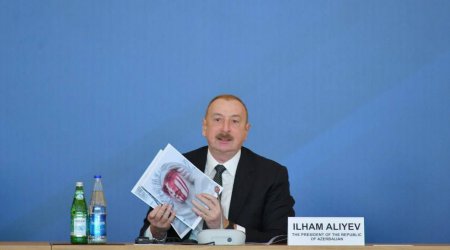 İlham Əliyev Fransanın vandalizmindən danışdı