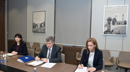 Ceyhun Bayramov BMT Baş katibinin müavinini regionda mövcud vəziyyət barədə MƏLUMATLANDIRDI - FOTO