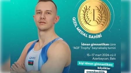 Gimnastlarımız beynəlxalq turnirdə 9 medal QAZANDI