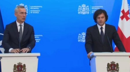 Stoltenberq Gürcüstanda Tiflislə Bakını qarışdırdı – VİDEO  