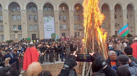 Gəncədə Novruz şənliyi KEÇİRİLİB - FOTO