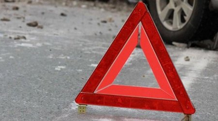 Bakıda avtobus avtomobillə toqquşdu - Qadın sərnişin YARALANDI