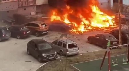 Ukrayna Belqorodu atəşə tutdu: ÖLƏNLƏR VAR - VİDEO