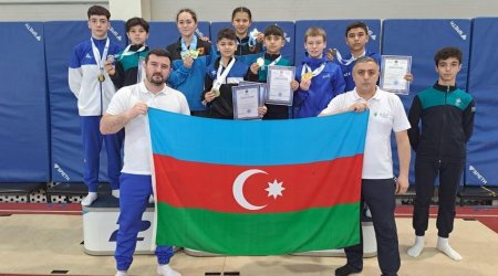 Gimnastlarımız Qazaxıstanda 6 medal qazandı