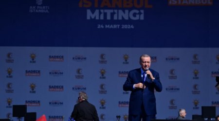 Ərdoğanın çıxış etdiyi mitinqə 650 min nəfər gəlib - FOTO