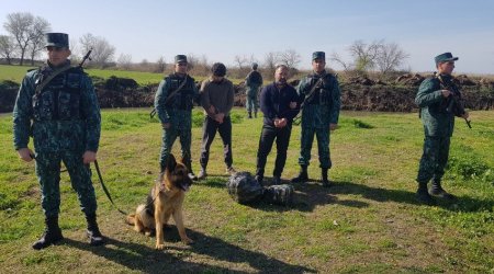 Dövlət sərhədini pozan şəxs TUTULDU - FOTO